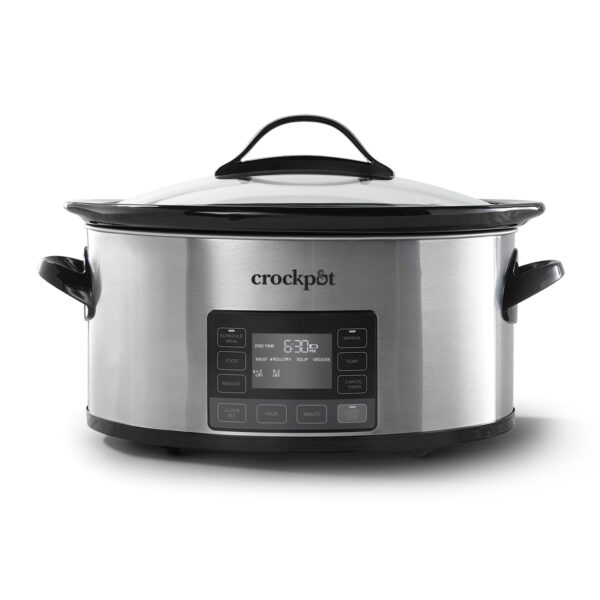 6-Qt Crock-Pot Smart-Pot Programmable Slow Cooker