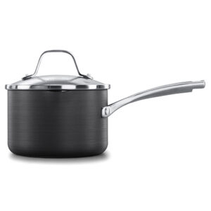 Calphalon classic hard anodized nonstick 1.5 quart sauce pan with cover