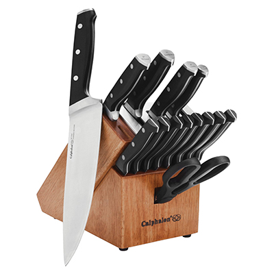 Calphalon classic self-sharpening 15 piece cutlery set