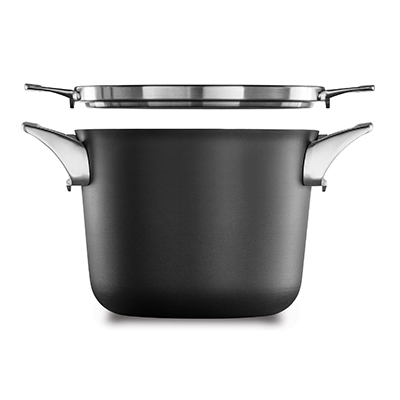 Calphalon premier space saving hard anodized nonstick 4.5 quart soup pot with cover