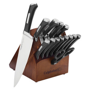 Calphalon precision sharp 15 piece cutlery set