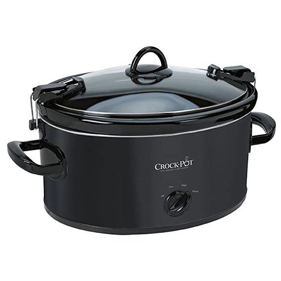 Crock-Pot 6-Qt Cook and Carry Manual Slow Cooker - black