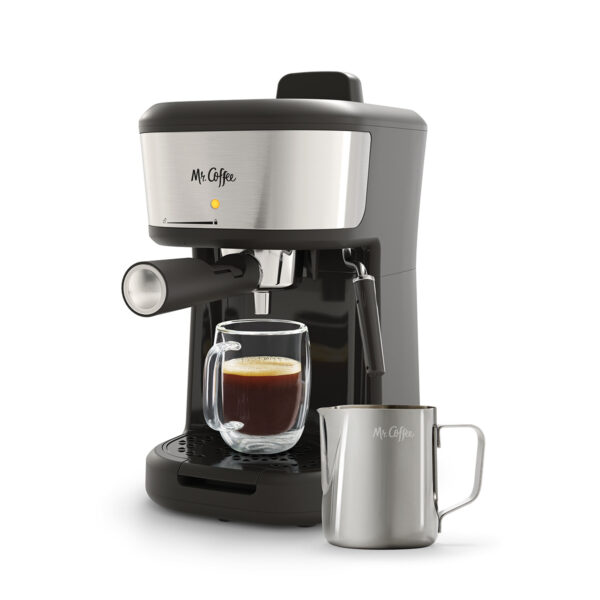 Mr. Coffee® 4-Shot Steam Espresso, Cappuccino and Latte Maker