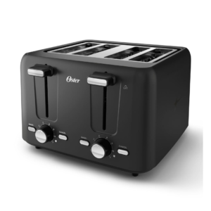 Oster® 4-Slice Toaster with Bagel and Reheat Settings and Xtra-Wide Slots