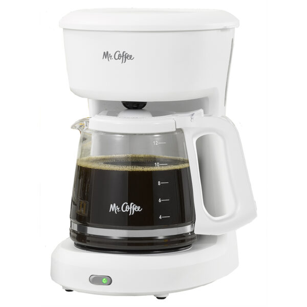 Mr. Coffee 12-Cup Switch Coffee Maker in white